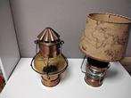 2 x scheeps lantaarns met en zonder verlichting, Antiek en Kunst, Antiek | Lampen, Ophalen
