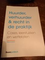 Huurder, verhuurder & recht in de praktijk, Boeken, Ophalen of Verzenden, Zo goed als nieuw, HBO, Parviz Samim