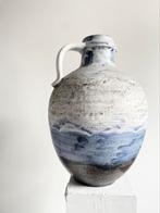 Grote handbeschilderde keramiek vaas, kruik, 65-70 cm, Antiek en Kunst, Ophalen of Verzenden