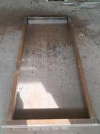 Eiken voordeur, Gebruikt, 215 cm of meer, Glas, Buitendeur