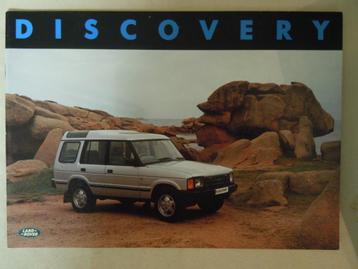 Folder Land Rover Discovery.  Afmeting 30 x 21 cm. Folder te beschikbaar voor biedingen