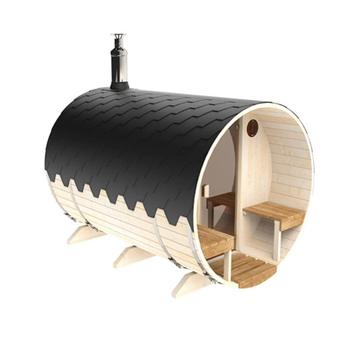 Barrelsauna 2,8m, Gratis sauna installatie!