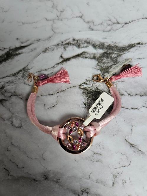 Nieuwe roségoudkleurige Mi Moneda bra-pri armband(excl Munt), Sieraden, Tassen en Uiterlijk, Armbanden, Nieuw, Staal, Roze, Ophalen of Verzenden