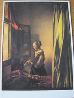 Jan Vermeer - brieflezend meisje, Verzamelen, Ansichtkaarten | Themakaarten, Verzenden, 1980 tot heden, Gelopen, Overige thema's
