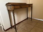 Eiken houten sidetable, Huis en Inrichting, Tafels | Sidetables, Ophalen, Zo goed als nieuw, 25 tot 50 cm, Rechthoekig
