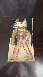 Oude tekening, Ophalen of Verzenden