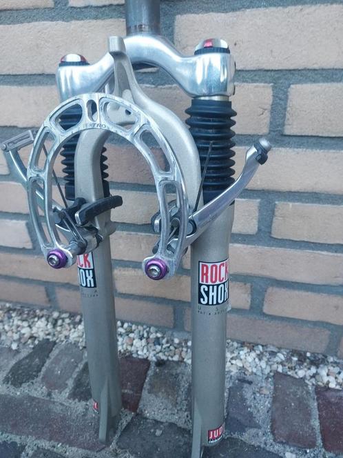 Zeer mooie vintage retro 26" Rockshox Judy voorvork uit 1995, Fietsen en Brommers, Fietsonderdelen, Zo goed als nieuw, Mountainbike