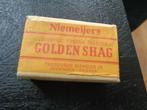 Oud vol pakje Niemeijer Golden Shag (WO2)., Verzamelen, Ophalen of Verzenden, Gebruikt, Tabaksdoos of Verpakking