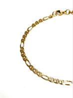 14k gouden figaro armband, ., Ophalen of Verzenden, Zo goed als nieuw, .