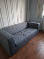 Ikea Bank met Grijze Hoes, Gebruikt, 150 tot 200 cm, Tweepersoons, 75 tot 100 cm
