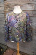 Jasje groen/ blauw/ paars/ goud mt XL Vaste prijs, Kleding | Dames, Blauw, Maat 46/48 (XL) of groter, Ophalen of Verzenden, Zo goed als nieuw