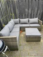 Loungeset Gamma 5 persoons gebruikt, Tuin en Terras, Tuinsets en Loungesets, Ophalen, 5 zitplaatsen, Gebruikt, Rotan