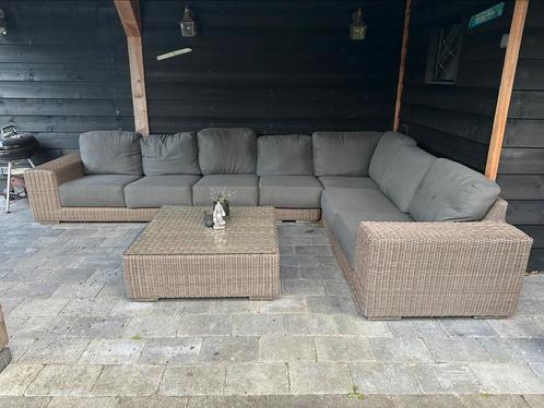 4SO Kingston loungeset. Als nieuw, met nieuwe kussens!, Tuin en Terras, Tuinsets en Loungesets, Zo goed als nieuw, Wicker, Ophalen