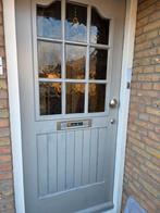 Houten voordeur in grondverf, 80 tot 100 cm, Nieuw, Ophalen of Verzenden, Buitendeur