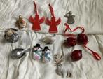 Kerstfiguurtjes 14 stuks voor in en rondom kerstboom, Diversen, Kerst, Ophalen of Verzenden, Gebruikt