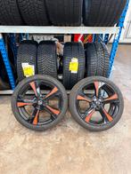 2X Complete wiel Nissan Micra K14 17 inch, Auto-onderdelen, Banden en Velgen, Gebruikt, 17 inch, Band(en), Personenwagen