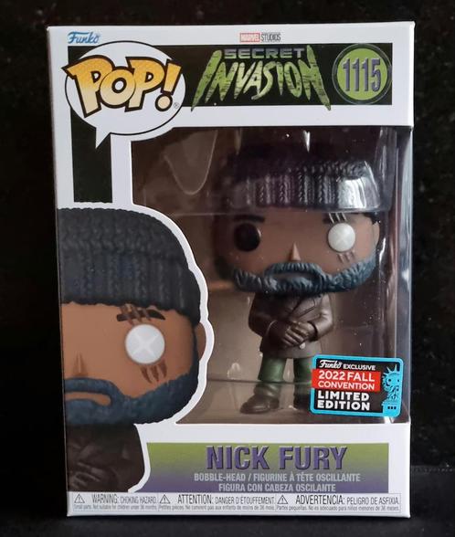 Funko Pop!, Nick Fury, #1115, Marvel, Secret Invasion, Verzamelen, Poppetjes en Figuurtjes, Zo goed als nieuw, Ophalen of Verzenden