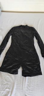 Zwart fauxleather catsuit / body  met Lange Mouwen maat S, Ophalen of Verzenden, Zwart, Overige typen