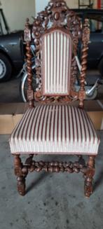 Antieke stoel, Huis en Inrichting, Stoelen, Ophalen of Verzenden, Gebruikt, Bruin, Eén