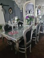 Set: eethoek met stoelen/salontafel, Ophalen, Zo goed als nieuw, 4 tot 6 stoelen