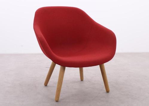 HAY | AAL 82 | Low | About A Lounge | fauteuil | rood, Huis en Inrichting, Fauteuils, Zo goed als nieuw, Hout, Stof, 75 tot 100 cm