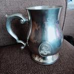 Vintage pewter shell 1988 nigeria jubilee tinmen bierpul, Antiek en Kunst, Antiek | Tin, Ophalen of Verzenden