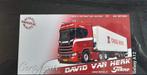 tekno scania David van herk, Hobby en Vrije tijd, Modelauto's | 1:50, Verzenden, Nieuw, Bus of Vrachtwagen, Tekno