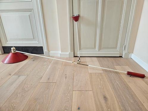 Vintage jaren 50 / 60 hengellamp jan hoogervorst design, Huis en Inrichting, Lampen | Hanglampen, Gebruikt, Minder dan 50 cm, Metaal
