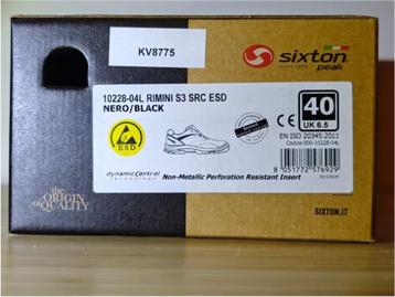 Sixton Peak Rimini S3 SRC ESD Safety Shoes – Size 40 beschikbaar voor biedingen