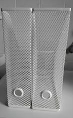 Witte lectuurbakken van metaal, Ophalen, Gebruikt