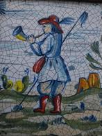 Wandtegel Hoornblazer, Ophalen of Verzenden