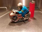Oude blikken motor politie met opwind mechanisme, Ophalen of Verzenden