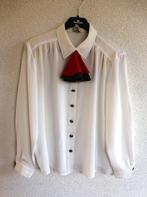 Sjieke blouse met strik Franken Wälder maat 46, Ophalen of Verzenden, Franken Wälder, Wit, Zo goed als nieuw