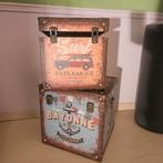 Twee Decoratieve Opbergboxen, Ophalen, Overige materialen, Minder dan 50 cm, Minder dan 50 cm