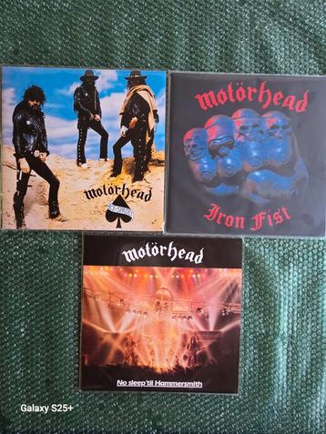 Te koop 3 albums van Motörhead beschikbaar voor biedingen