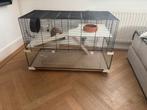 Ferplast Hamsterkooi Karat 100 – Glas – 98,550,561,5 cm, Dieren en Toebehoren, Knaagdieren en Konijnen | Hokken en Kooien, Ophalen