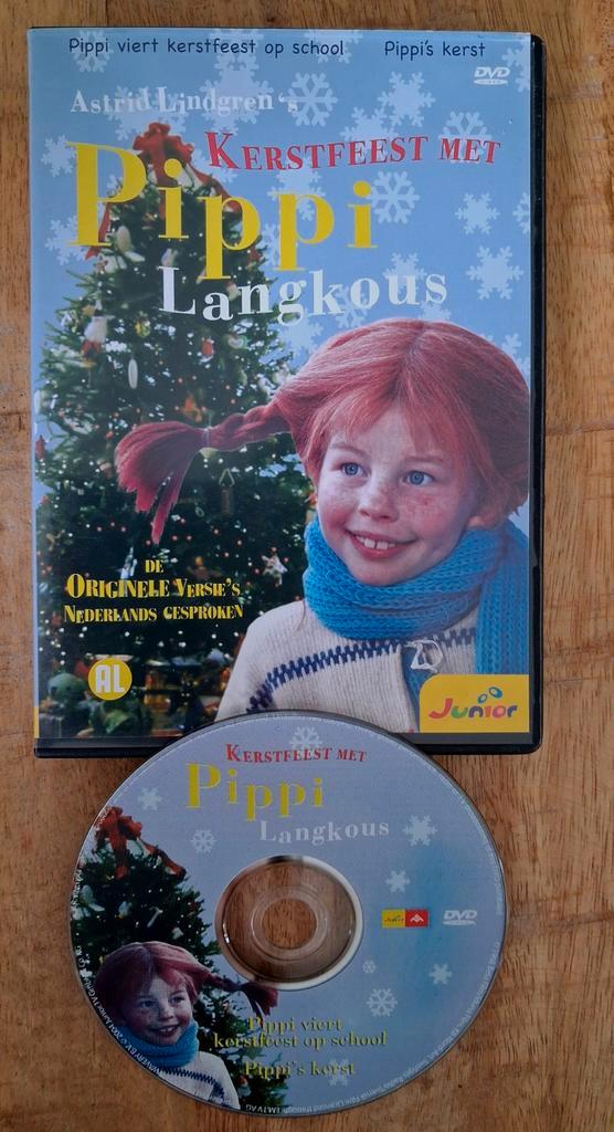 DVD  Kerstfeest met Pippi Langkous  - Astrid Lindgren, Diversen, Kerst, Ophalen of Verzenden