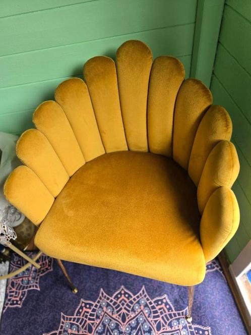 Eetkamerstoel in fluweel Markina., Huis en Inrichting, Stoelen, Zo goed als nieuw, Eén, Overige kleuren, Ophalen