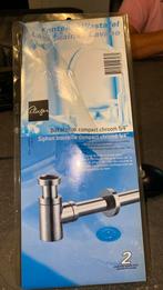 Nieuwe Plieger Bekersifon Compact Chroom 5/4", Ophalen of Verzenden, Nieuw, Chroom, Wastafel
