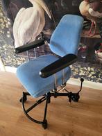 Hele mooie & nette Mercado Trippelstoel mechanisch Np: €2750, Ophalen, Gebruikt, Blauw, Bureaustoel