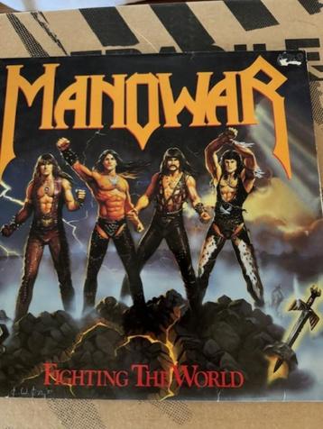 MANOWAR - fighting the world LP beschikbaar voor biedingen