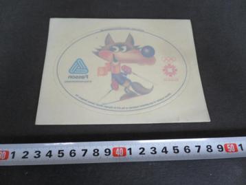 sticker Raamsticker strip FASSON Sarajevo 1984 olympiade  beschikbaar voor biedingen