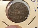 Utrecht, duit 1786 (01), Postzegels en Munten, Munten | Nederland, Ophalen of Verzenden, Vóór koninkrijk, Overige waardes
