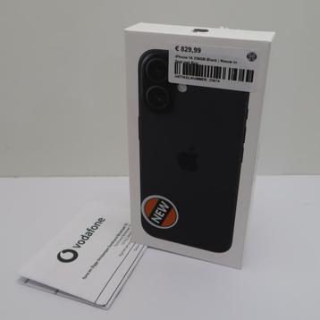 iPhone 16 256GB Black | Nieuw in Seal met Bon beschikbaar voor biedingen