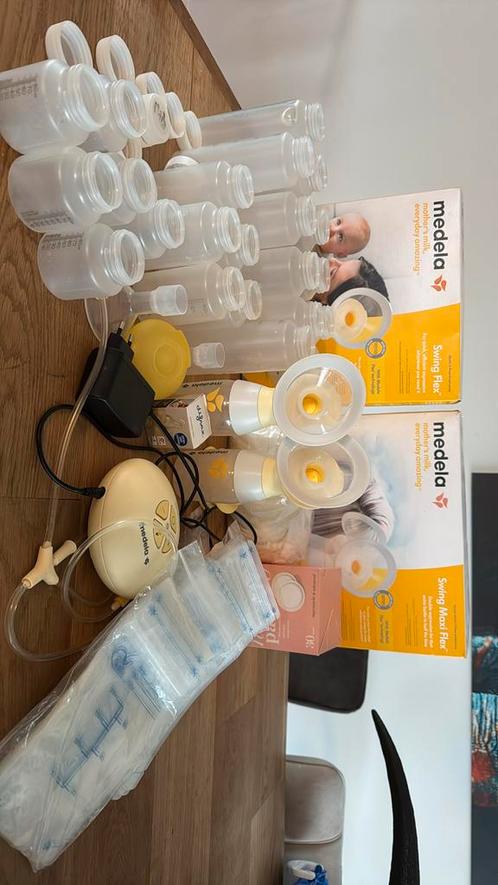 Medela enkele en dubbele borstkolf FLEX, Kinderen en Baby's, Babyvoeding en Toebehoren, Gebruikt, Borstkolf, Ophalen of Verzenden