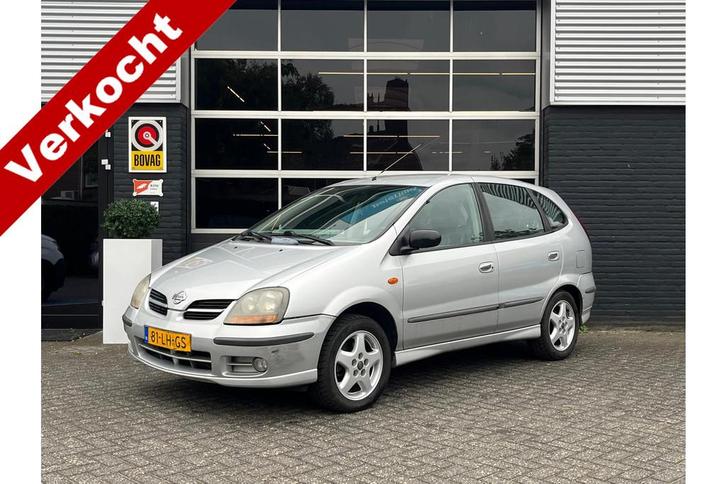 Nissan Almera Tino 1.8 Luxury, Airco, Radio, NAP (bj 2003), Auto's, Nissan, Bedrijf, Te koop, Almera Tino, ABS, Airbags, Airconditioning