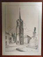 Sint-Dionysiuskerk Putte - Ets/Pentekening, Ophalen of Verzenden