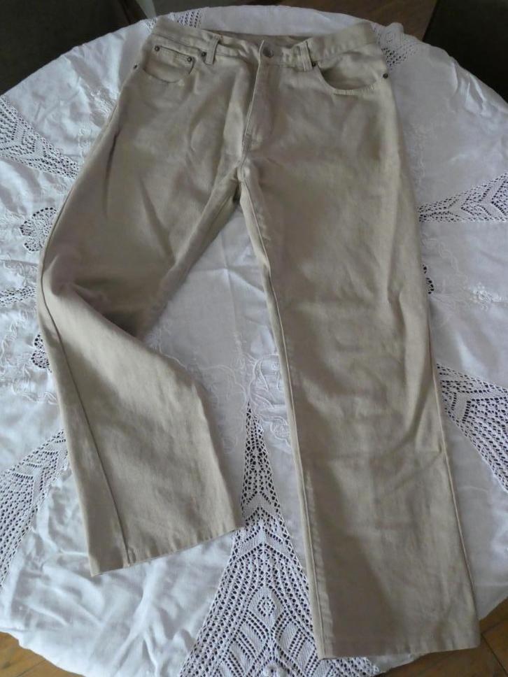 Digo herenbroek beige camel katoen broek W33 L34, Kleding | Heren, Spijkerbroeken en Jeans, Zo goed als nieuw, W33 - W34 (confectie 48/50)