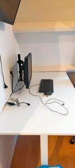 Bureau met Monitor, Toetsenbord, Muis + Gratis Stoel!, Ophalen, Zo goed als nieuw
