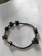 Antieke zilveren amora bedel armband, Sieraden, Tassen en Uiterlijk, Antieke sieraden, Armband, Ophalen of Verzenden, Zilver